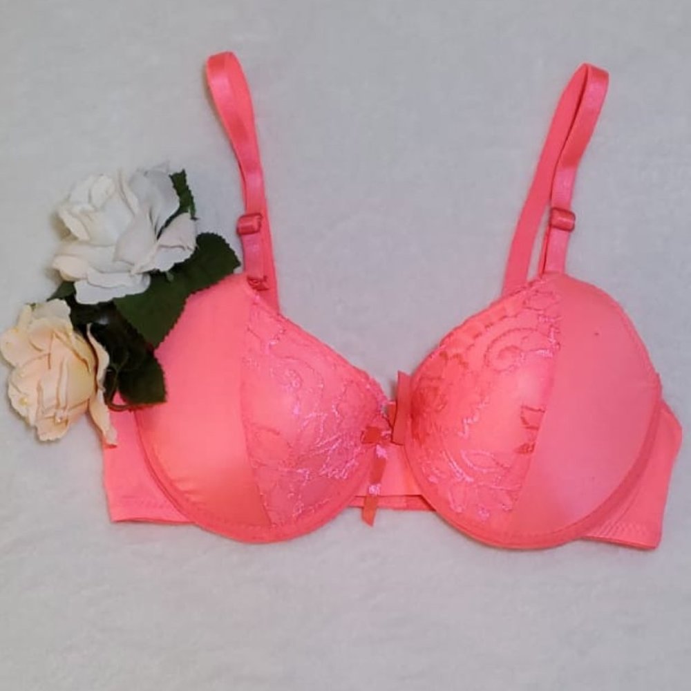 Orange Full Cover Bra